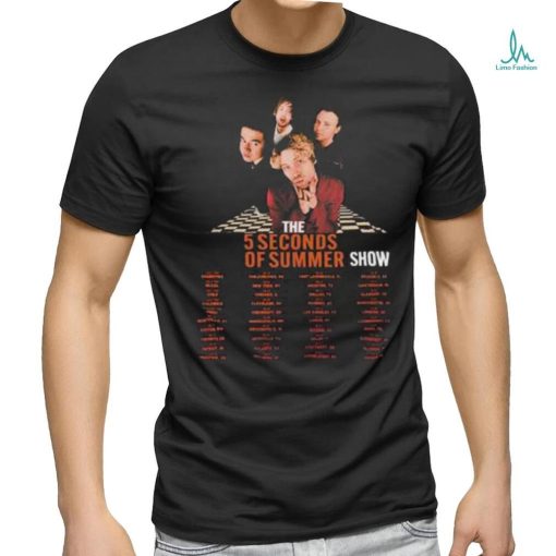 5 Seconds Of Summer 5SOS World Tour 2023 2024 Short Sleeve T Shirt