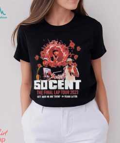 50 Cent The Final Lap Tour 2023 Get Rich Or Die Tryin’ 20 Years Later Signatures Shirt