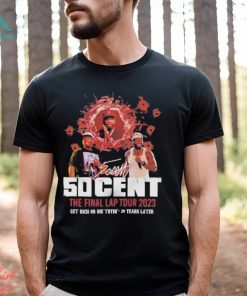 50 Cent The Final Lap Tour 2023 Get Rich Or Die Tryin’ 20 Years Later Signatures Shirt