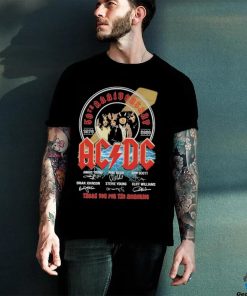 50th Anniversary 1979 2023 ACDC Thank You for the memories signatures shirt