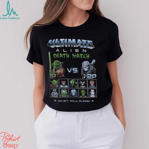 8Bit Retro Gaming T Shirt Ultimate Alien Death Match T Shirt Unisex