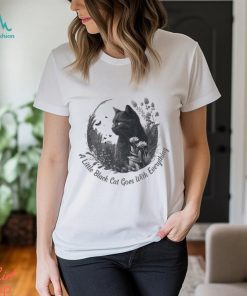 A Little Black Cat Goes With Everything Shirt