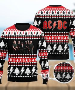 ACDC All Over Print Christmas Knitting Ugly Sweater