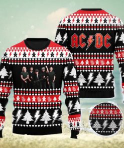 ACDC All Over Print Christmas Knitting Ugly Sweater