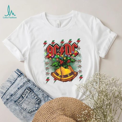 ACDC Band Christmas Shirt ACDC Retro Christmas Hells Bells Thunderstruck Rock Gift For Music Lover