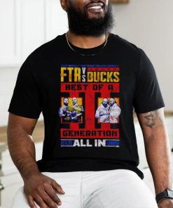 AEW All In 2023 Matchup FTR vs. Young Bucks shirt