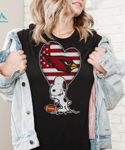 ARIZONA CARDINALS NFL FOOTBALL THE PEANUTS MOVIE ADORABLE SNOOPY T SHIRT