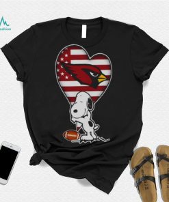 ARIZONA CARDINALS NFL FOOTBALL THE PEANUTS MOVIE ADORABLE SNOOPY T SHIRT