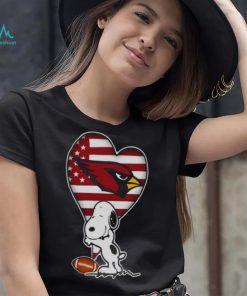ARIZONA CARDINALS NFL FOOTBALL THE PEANUTS MOVIE ADORABLE SNOOPY T SHIRT
