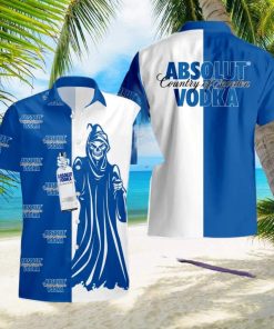 Absolut Vodka Death Halloween Men And Women Hawaiian Shirt