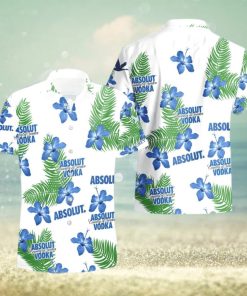 Absolut Vodka Hibiscus Flower Pattern Hawaiian Shirt And Short For Men And Women