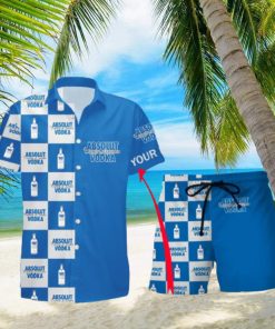 Absolut Vodka Personalized Name Hawaiian Shirt