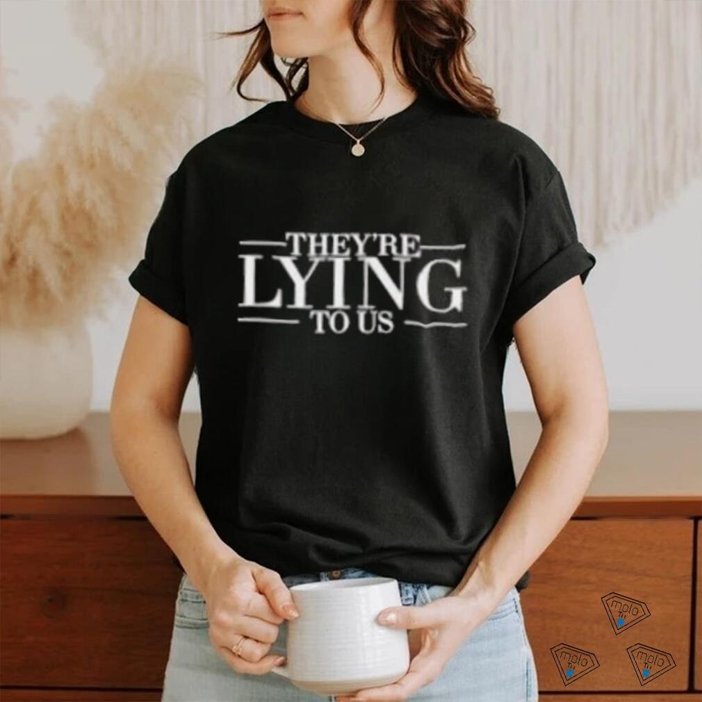 Adrianne Curry Wearing They’re Lying To Us Shirt Adrianne Curry Wearing They’re Lying To Us Shirt