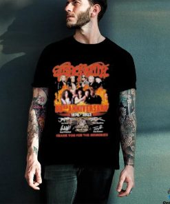 Aerosmith 1970 2023 thank you for the memories shirt