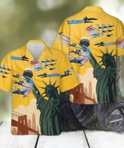 Airshow Blue Angels And Thunderbirds 4th Of July Hawaiian Shirt