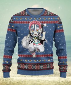 Akaza Demon Slayer Anime Xmas Women Mens Ugly Christmas Sweater