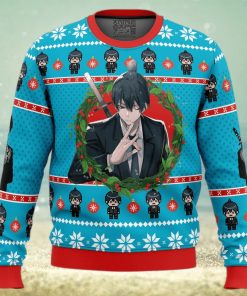 Aki Chainsaw Man Ugly Christmas Sweater