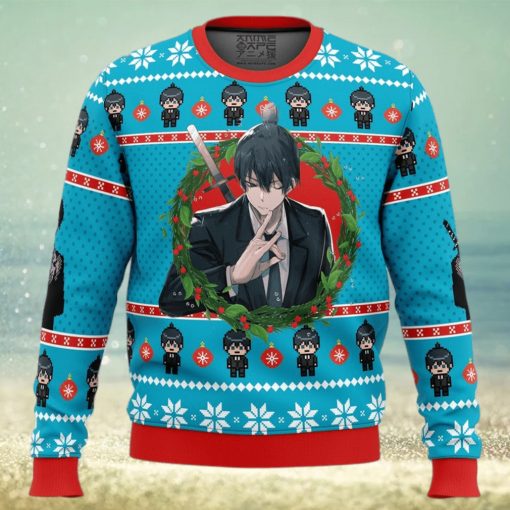 Aki Chainsaw Man Ugly Christmas Sweater