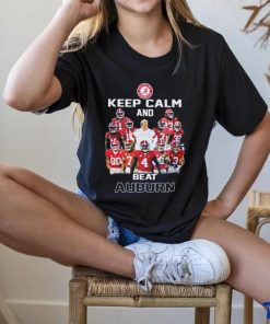 Alabama Crimson Tide Keep Calm And Beat Auburn Tigers Shirt