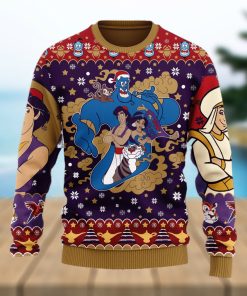 Aladin Anime Xmas Ugly Christmas Sweater Gift For Men Women