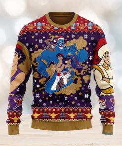 Aladin Anime Xmas Women Mens Ugly Christmas Sweater