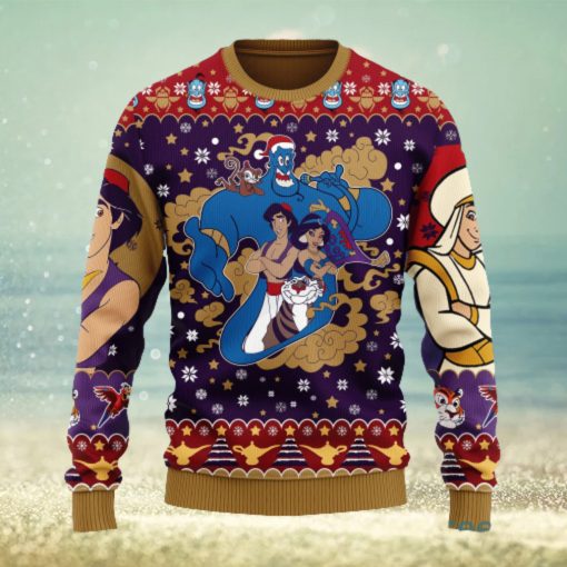 Aladin Anime Xmas Women Mens Ugly Christmas Sweater