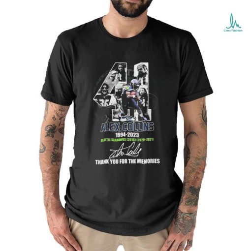 Alex Collins 1994 – 2023 Seattle Seahawks 2016 2020 – 2021 Thank You For The Memories Shirt