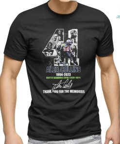 Alex Collins 1994 – 2023 Seattle Seahawks 2016 2020 – 2021 Thank You For The Memories Shirt