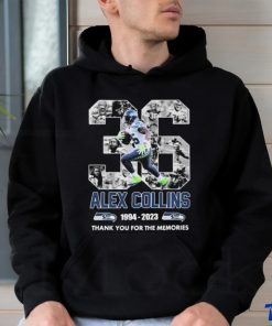 Alex Collins 36 Seattle Seahawks 1994 2023 Thank You For The Memories Shirt