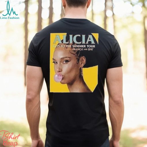 Alicia Keys Music Shirt World Tour 2023 T Shirt Summer Fan Classic
