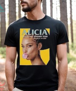 Alicia Keys Music Shirt World Tour 2023 T Shirt Summer Fan Classic