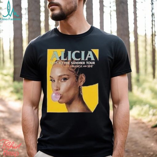 Alicia Keys Music Shirt World Tour 2023 T Shirt Summer Fan Classic