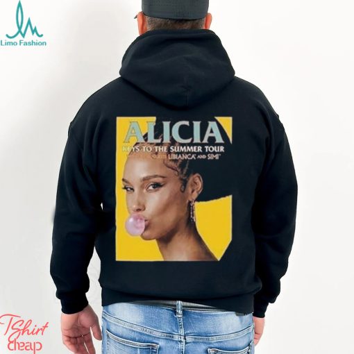 Alicia Keys Music Shirt World Tour 2023 T Shirt Summer Fan Classic
