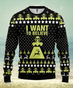 Alien Believe Ugly Christmas Sweater Amazing Gift Men And Women Christmas Gift