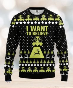 Alien Believe Ugly Christmas Sweater Amazing Gift Men And Women Christmas Gift