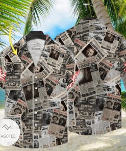 All Horror Characters Newspapers Personalized Hawaiian Shirt