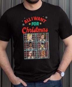 All I Want for Christmas Biden Trump Ugly T Shirt