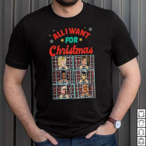 All I Want for Christmas Biden Trump Ugly T Shirt