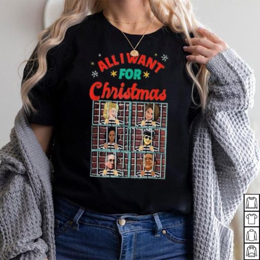 All I Want for Christmas Biden Trump Ugly T Shirt