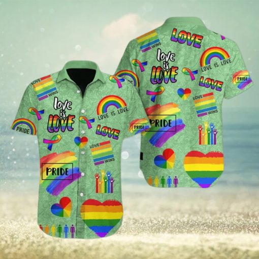 Ally 3D T Shirt  Lgbt Love Is Love Pride Design Hawaiian Shirt Support LGBT Month