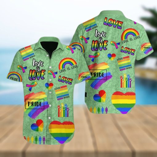 Ally 3D T Shirt  Lgbt Love Is Love Pride Design Hawaiian Shirt Support LGBT Month