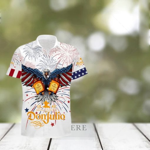 Aloha Independence Day Don Julio USA Flag Hawaiian Shirt