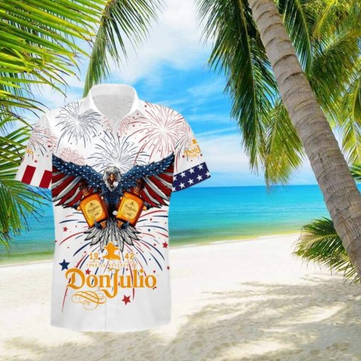 Aloha Independence Day Don Julio USA Flag Hawaiian Shirt