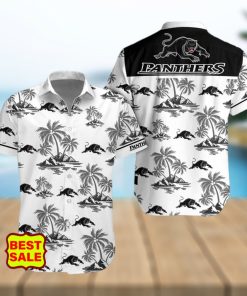 Aloha NRL Penrith Panthers Logo Combo Hawaiian Shirt And Short Men Women