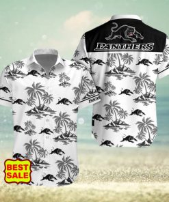 Aloha NRL Penrith Panthers Logo Combo Hawaiian Shirt And Short Men Women