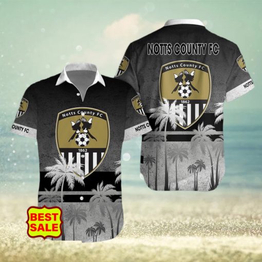 Aloha Notts County FC Team EFL Hawaiian Shirt And Short Women Men