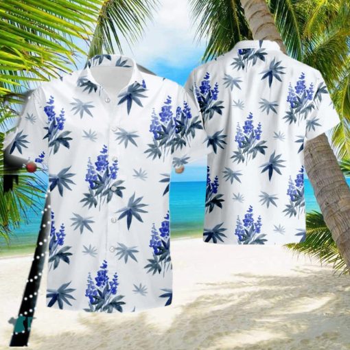 Amazing Blue Bonnet Hawaiian Shirt And Short Set Gift Men Women