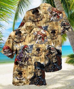 Amazing Pirate Skull Hawaiian Aloha Shirts