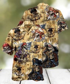 Amazing Pirate Skull Hawaiian Aloha Shirts