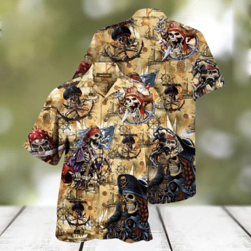 Amazing Pirate Skull Hawaiian Aloha Shirts